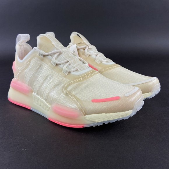 Adidas Women's NMD_V3 Wonder Peach White Shoes GX5785 Size 8 - Picture 4 of 10